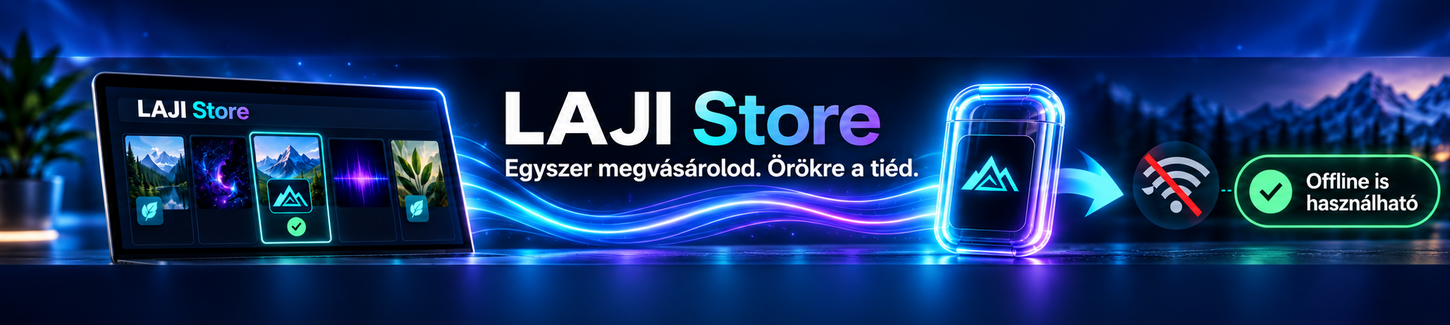 LAJI Store – egyszer megvásárolod, örökre a tiéd, offline is használható